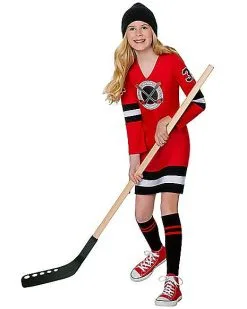 Spirit Halloween Kids Hockey Jersey Dress