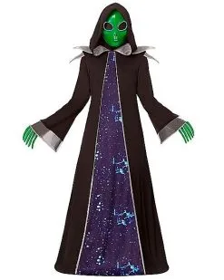 Spirit Halloween Kids Light-Up EL Wire Alien Costume