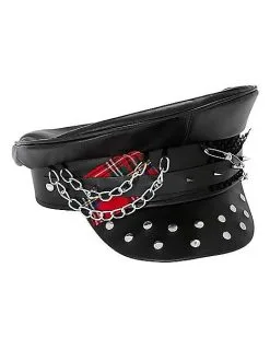Spirit Halloween Punk Rock Studded Hat