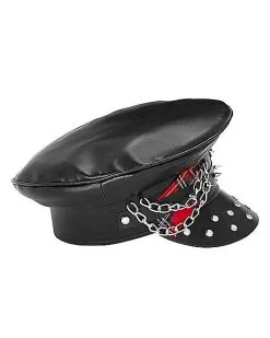 Spirit Halloween Punk Rock Studded Hat -Girls Costumes Shop 01503408 c