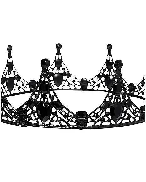 Spirit Halloween Black Skeleton Crown 2 Spirit Halloween Black Skeleton Crown - Image 2