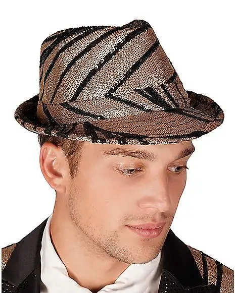 Spirit Halloween '20s Sequin Fedora 1 Spirit Halloween '20s Sequin Fedora