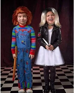 Spirit Halloween Toddler Chucky Costume - Child's Play 5 Spirit Halloween Toddler Chucky Costume - Child's Play -Girls Costumes Shop 01505585 c