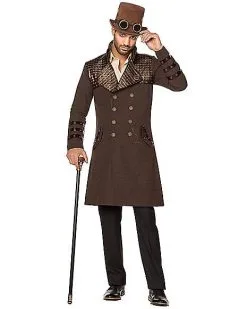 Spirit Halloween Adult Steampunk Duster Jacket