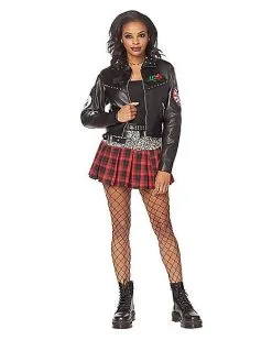 Spirit Halloween Girl Gang Punk Jacket -Girls Costumes Shop 01506450 c