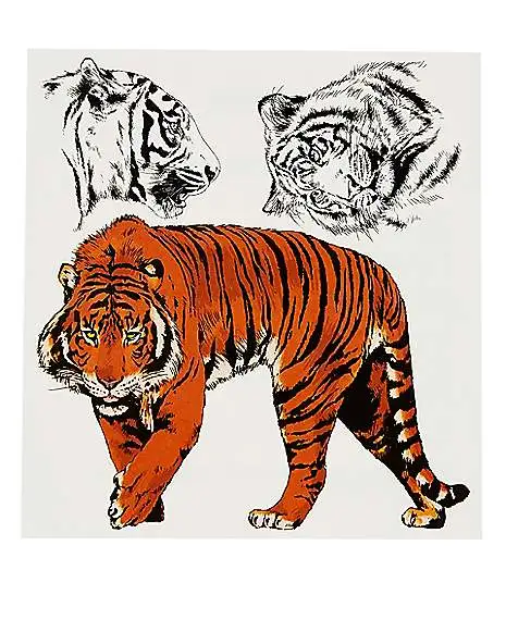 Spirit Halloween Big Cat Temporary Tattoos 2 Spirit Halloween Big Cat Temporary Tattoos - Image 2