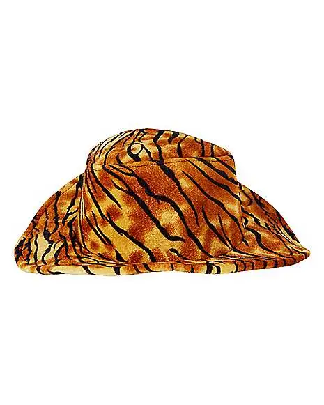 Spirit Halloween Tiger Print Hat 2 Spirit Halloween Tiger Print Hat - Image 2