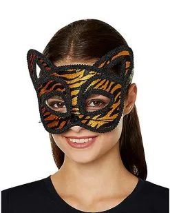 Spirit Halloween Tiger Eye Mask -Girls Costumes Shop 01507839 e