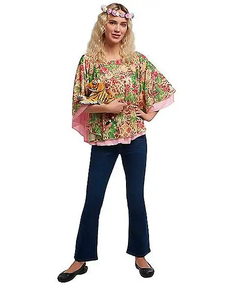 Spirit Halloween Adult Flower Child Costume Kit 2 Spirit Halloween Adult Flower Child Costume Kit - Image 2