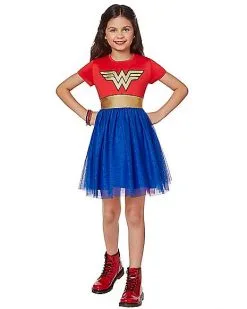 Spirit Halloween Kids Wonder Woman Dress -Girls Costumes Shop 01509157 c