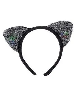 Spirit Halloween Light-Up Cat Ear Headband -Girls Costumes Shop 01515162 c