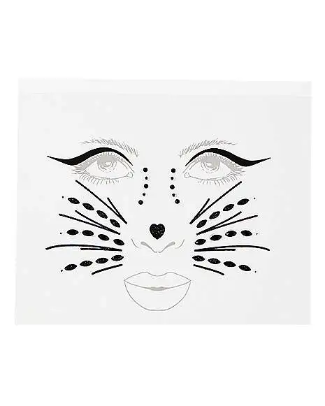 Spirit Halloween Gemstone Cat Face Decals 2 Spirit Halloween Gemstone Cat Face Decals - Image 2