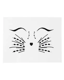 Spirit Halloween Gemstone Cat Face Decals 5 Spirit Halloween Gemstone Cat Face Decals -Girls Costumes Shop 01515204 c