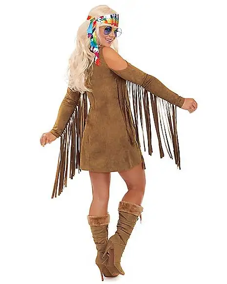 Spirit Halloween Adult Groovy Girl Costume 2 Spirit Halloween Adult Groovy Girl Costume - Image 2