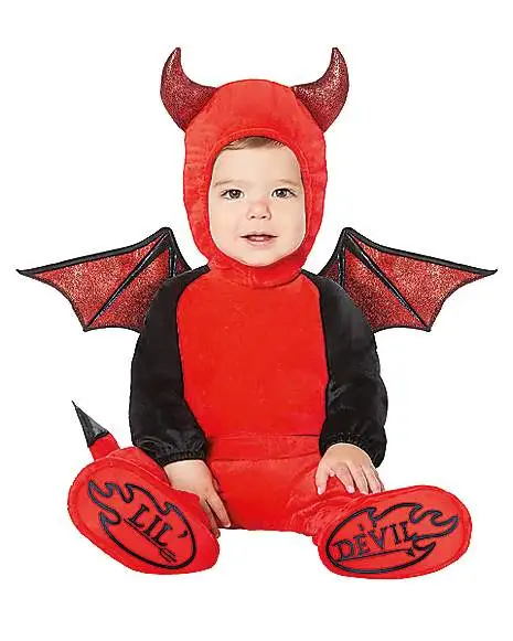 Spirit Halloween Baby Red Devil One Piece Costume 1 Spirit Halloween Baby Red Devil One Piece Costume