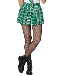 Spirit Halloween Adult Green Plaid Plus Size Skirt 5 Spirit Halloween Adult Green Plaid Plus Size Skirt -Girls Costumes Shop 01526565 c