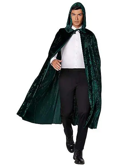 Spirit Halloween Emerald Hooded Cape 1 Spirit Halloween Emerald Hooded Cape