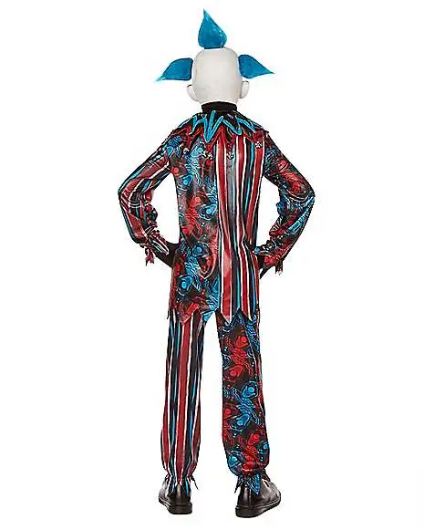 Spirit Halloween Kids Dark Carnival Clown Costume 2 Spirit Halloween Kids Dark Carnival Clown Costume - Image 2