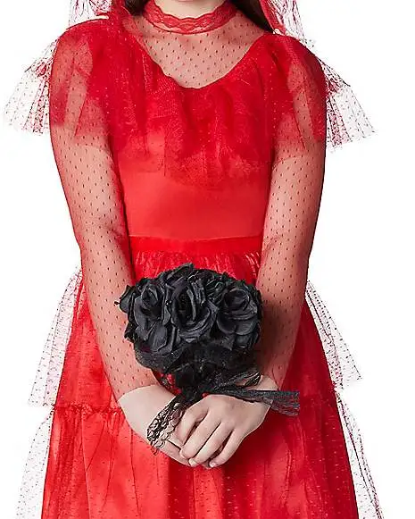 Spirit Halloween Kids Lydia Deetz Costume - Beetlejuice 3 Spirit Halloween Kids Lydia Deetz Costume - Beetlejuice - Image 3