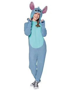 Front Page 24 Spirit Halloween Kids Stitch Union Suit - Lilo & Stitch