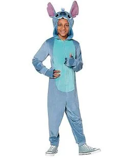 Spirit Halloween Kids Stitch Union Suit - Lilo & Stitch 6 Spirit Halloween Kids Stitch Union Suit - Lilo & Stitch -Girls Costumes Shop 01536663 c