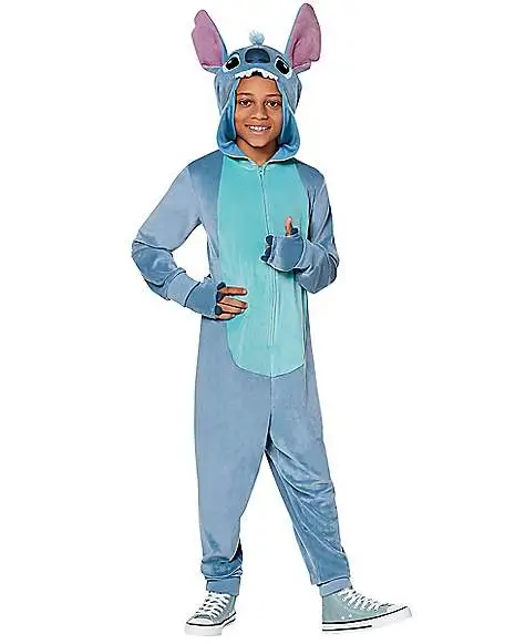 Spirit Halloween Kids Stitch Union Suit - Lilo & Stitch 3 Spirit Halloween Kids Stitch Union Suit - Lilo & Stitch - Image 3