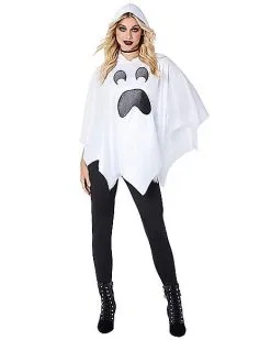Spirit Halloween Adult Ghost Poncho