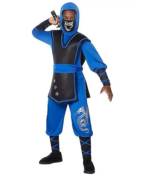 Spirit Halloween Kids Blue Ultimate Ninja Costume 1 Spirit Halloween Kids Blue Ultimate Ninja Costume