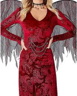 Spirit Halloween Adult Gothic Devil Costume -Girls Costumes Shop 01541010 c