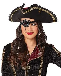 Spirit Halloween Adult Regal Rebels Pirate Jacket -Girls Costumes Shop 01544956 c