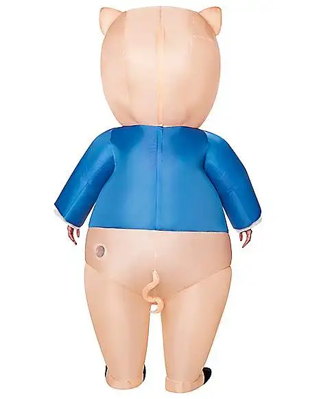 Spirit Halloween Adult Porky Pig Inflatable Costume - Looney Tunes 2 Spirit Halloween Adult Porky Pig Inflatable Costume - Looney Tunes - Image 2
