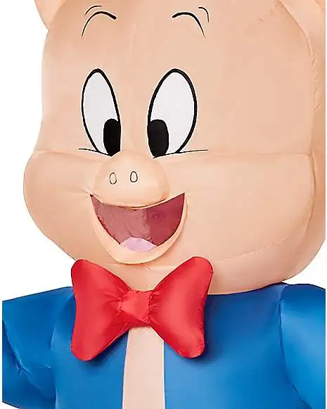 Spirit Halloween Adult Porky Pig Inflatable Costume - Looney Tunes 3 Spirit Halloween Adult Porky Pig Inflatable Costume - Looney Tunes - Image 3