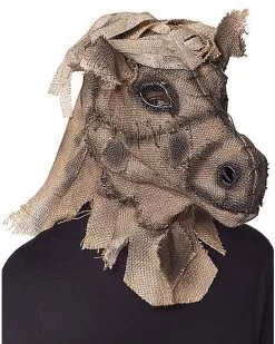 Spirit Halloween Scarecrow Horse Full Mask -Girls Costumes Shop 01548304 c