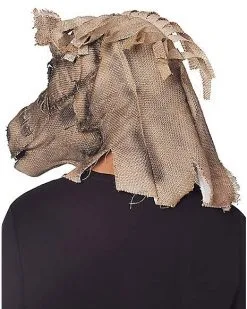 Spirit Halloween Scarecrow Horse Full Mask -Girls Costumes Shop 01548304 d
