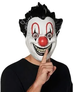 Spirit Halloween Wild Eyes Clown Half Mask 3 Spirit Halloween Wild Eyes Clown Half Mask -Girls Costumes Shop 01548486 b