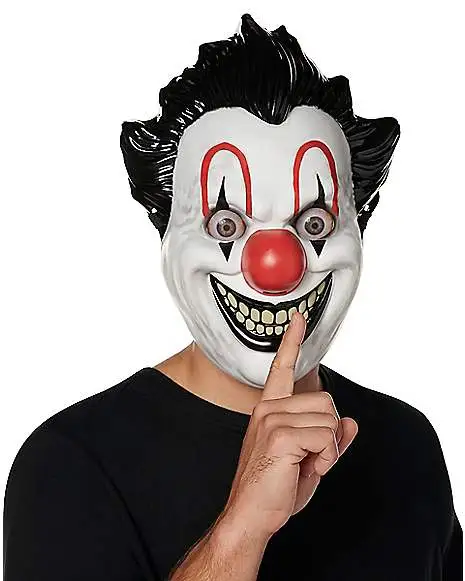 Spirit Halloween Wild Eyes Clown Half Mask 2 Spirit Halloween Wild Eyes Clown Half Mask - Image 2