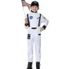 Spirit Halloween Kids White Astronaut Jumpsuit Costume - NASA
