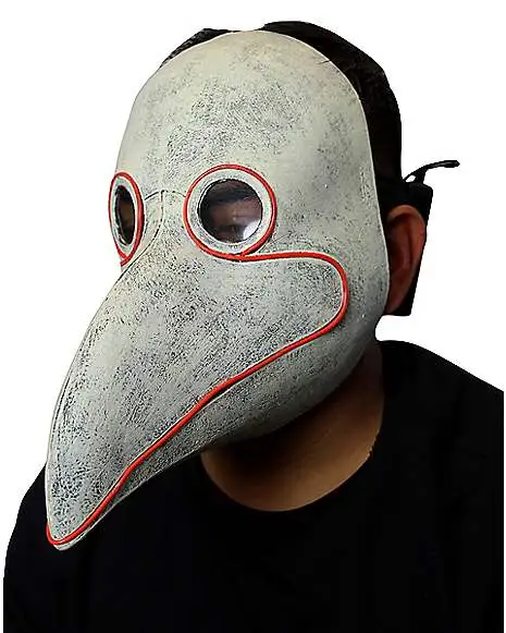 Spirit Halloween Light-Up LED Plague Doctor Half Mask 3 Spirit Halloween Light-Up LED Plague Doctor Half Mask - Image 3