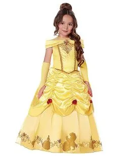 Spirit Halloween Toddler Long Belle Costume - Beauty And The Beast
