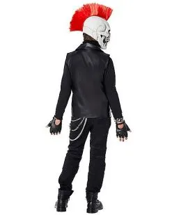 Spirit Halloween Kids Dark Rebel Punk Skeleton Costume 5 Spirit Halloween Kids Dark Rebel Punk Skeleton Costume -Girls Costumes Shop 01552132 b