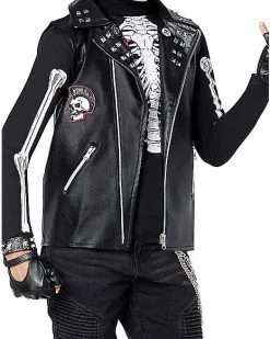Spirit Halloween Kids Dark Rebel Punk Skeleton Costume 6 Spirit Halloween Kids Dark Rebel Punk Skeleton Costume -Girls Costumes Shop 01552132 c