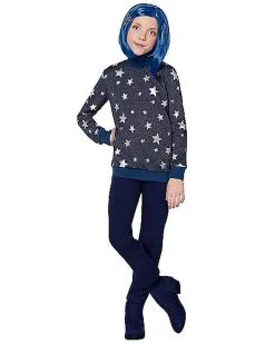 Spirit Halloween Kids Coraline Sweater Costume 7 Spirit Halloween Kids Coraline Sweater Costume -Girls Costumes Shop 01555036 d