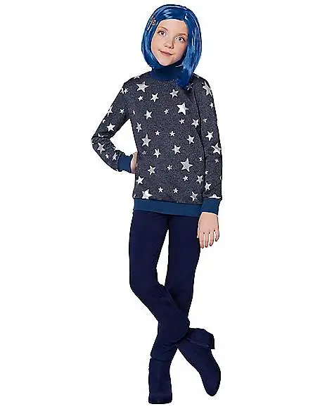 Spirit Halloween Kids Coraline Sweater Costume 4 Spirit Halloween Kids Coraline Sweater Costume - Image 4
