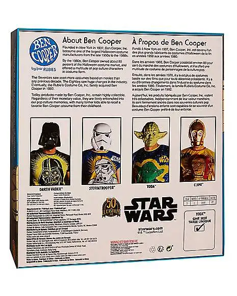 Spirit Halloween Adult Yoda Star Wars Costume Kit - Ben Cooper 2 Spirit Halloween Adult Yoda Star Wars Costume Kit - Ben Cooper - Image 2