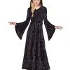 Spirit Halloween Kids Black Hooded Dress
