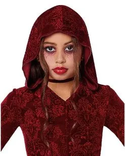 Spirit Halloween Kids Red Hooded Dress -Girls Costumes Shop 01558410 c