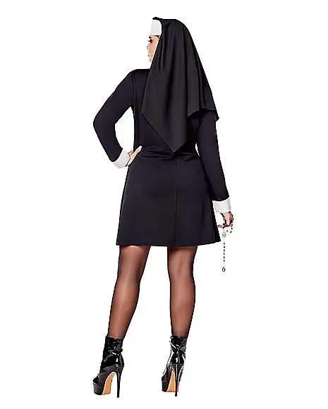Spirit Halloween Adult Unholy Nun Costume 4 Spirit Halloween Adult Unholy Nun Costume - Image 4