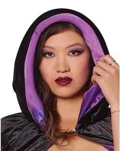 Spirit Halloween Adult Reversible Cape - Deluxe -Girls Costumes Shop 01560721 d