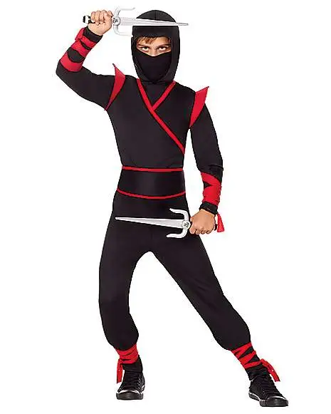 Spirit Halloween Kids Dark Ninja Costume 1 Spirit Halloween Kids Dark Ninja Costume