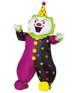 Spirit Halloween Kids Circus Clown Inflatable Costume